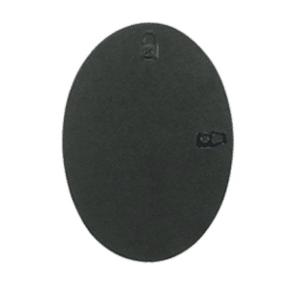 Oval back panel for hanging