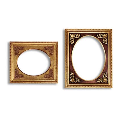 Cornice con taglio ovale