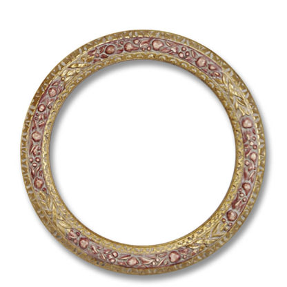 Rundrahmen mit Blumenornament