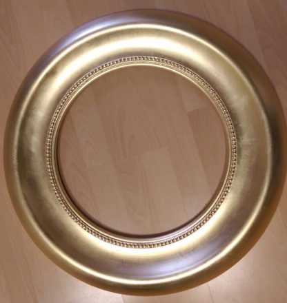 Breiter runder Rahmen in Gold