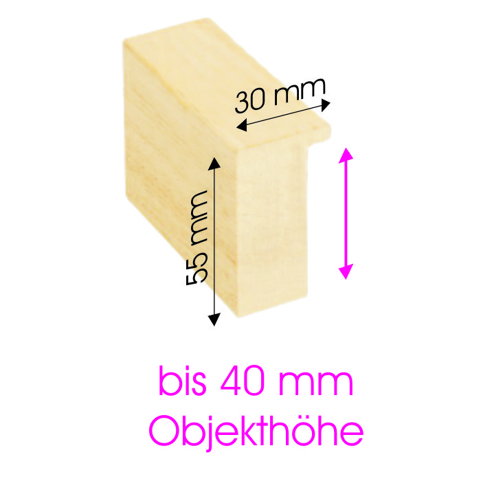 Objektrahmen 40 mm Profil OMF